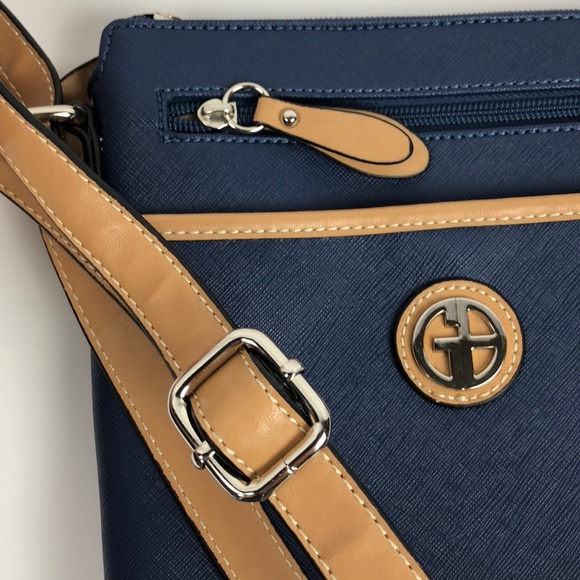 Giani Bernini Crossbody Handbag Vegan Leather - Picture 4 of 6